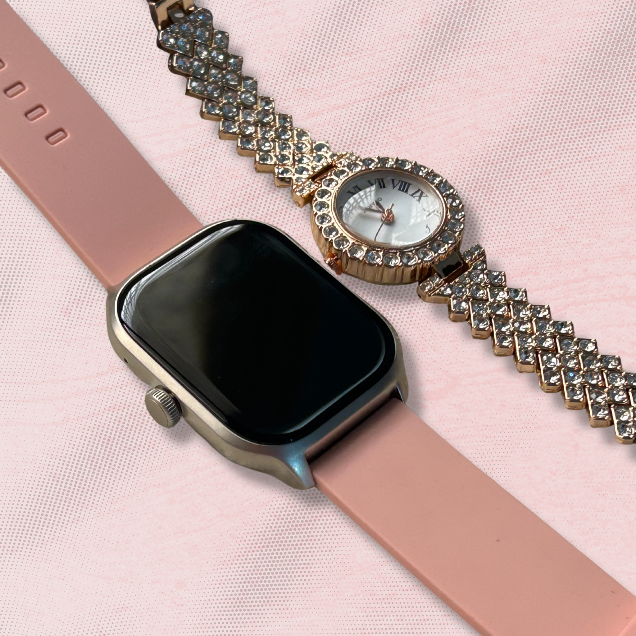 CROWN Q800 Smart Watch Gift Set